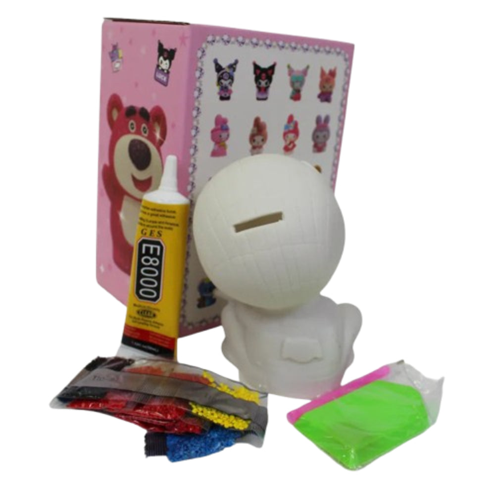 Vinyl Cartoon Diamond Painting Spider-Man Piggy Bank