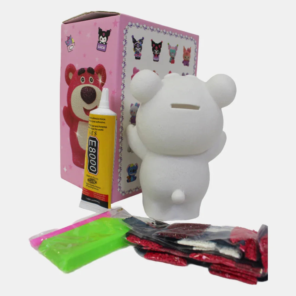 Vinyl Cartoon Diamond Painting Lotso Piggy Bank