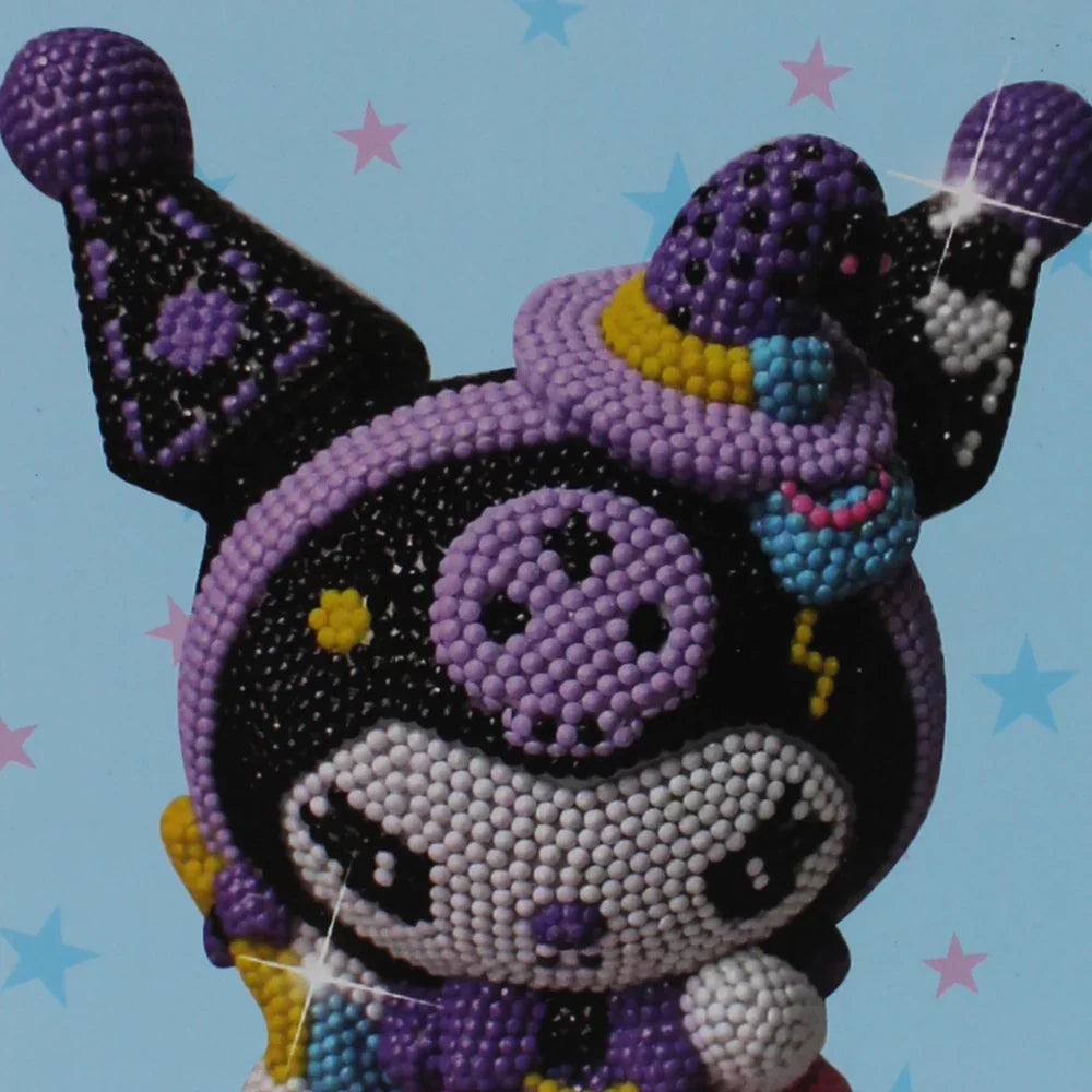 Vinyl Cartoon Diamond Painting Kuromi Piggy Bank