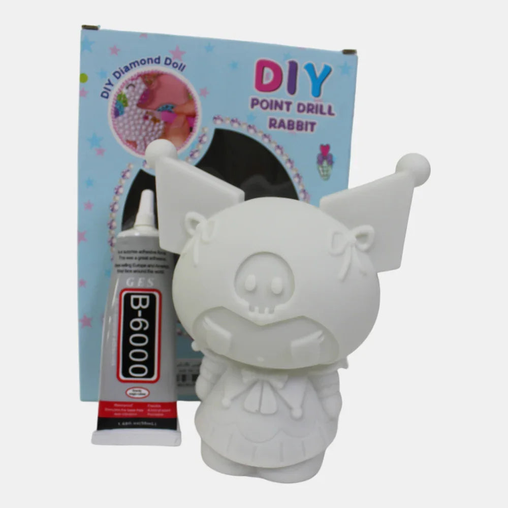 Vinyl Cartoon Diamond Painting Kuromi Piggy Bank