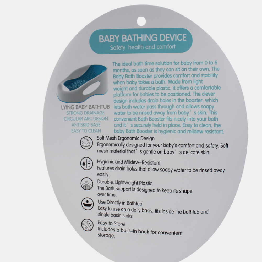 High-Quality Loyalty Baby Bather – Comfort & Support for Your Little One- Gray
