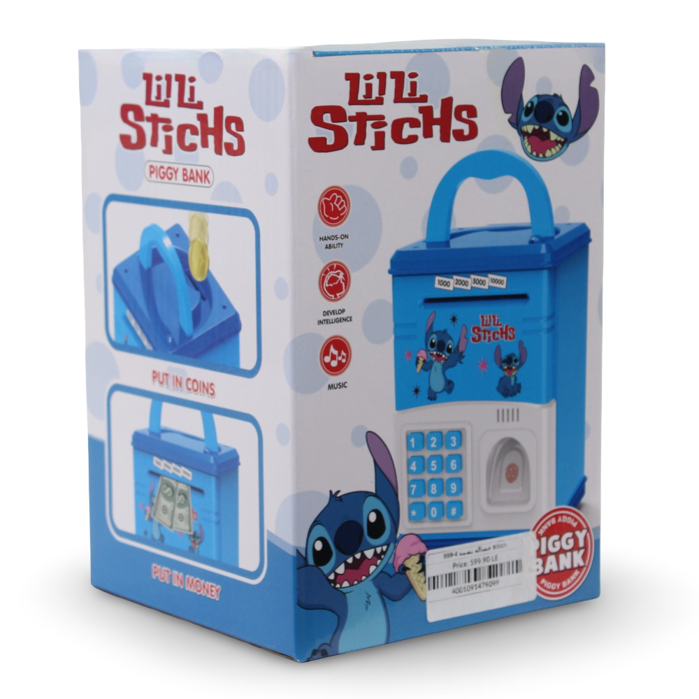 Kids Multifunction Music Momey Safe – Stitch Design