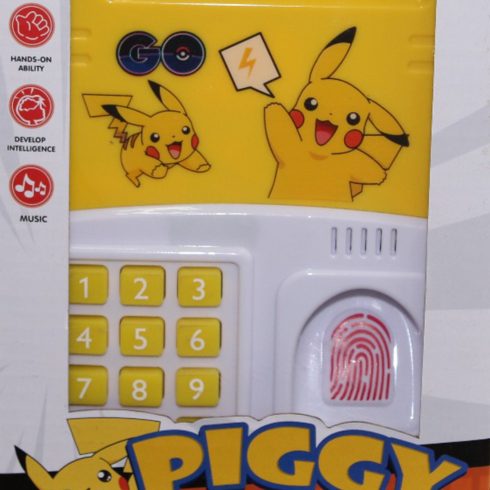 Multifunction Music Money Safe – pokemon Design