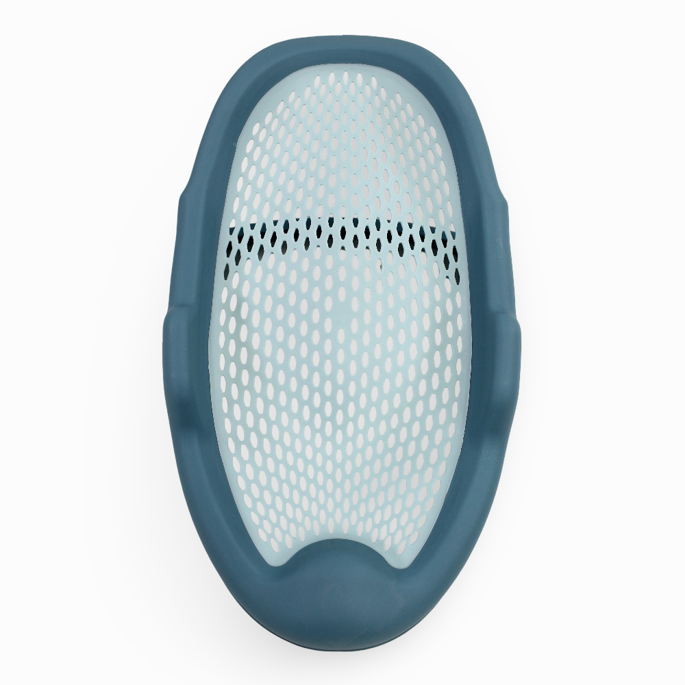 Silicone Baby Bath Seat – Petroleum Blue/Mint