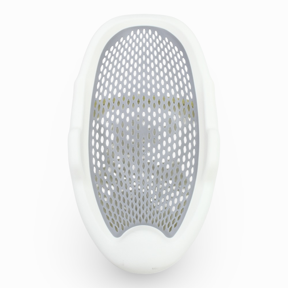 Silicone Baby Bath Seat - Off-white/Grey