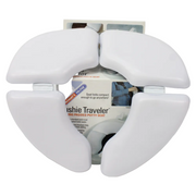 Foldable Toilet Seat - White