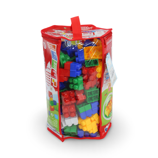 Colorful Jumbo Building Block Set – 200Pcs