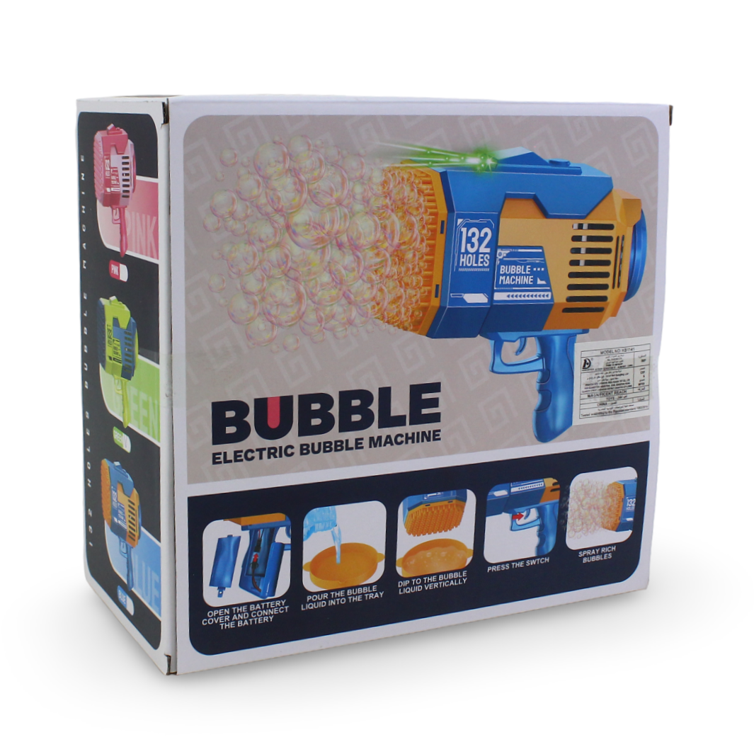 Prime 132-Hole Rocket Bubble Machine Gun – Green