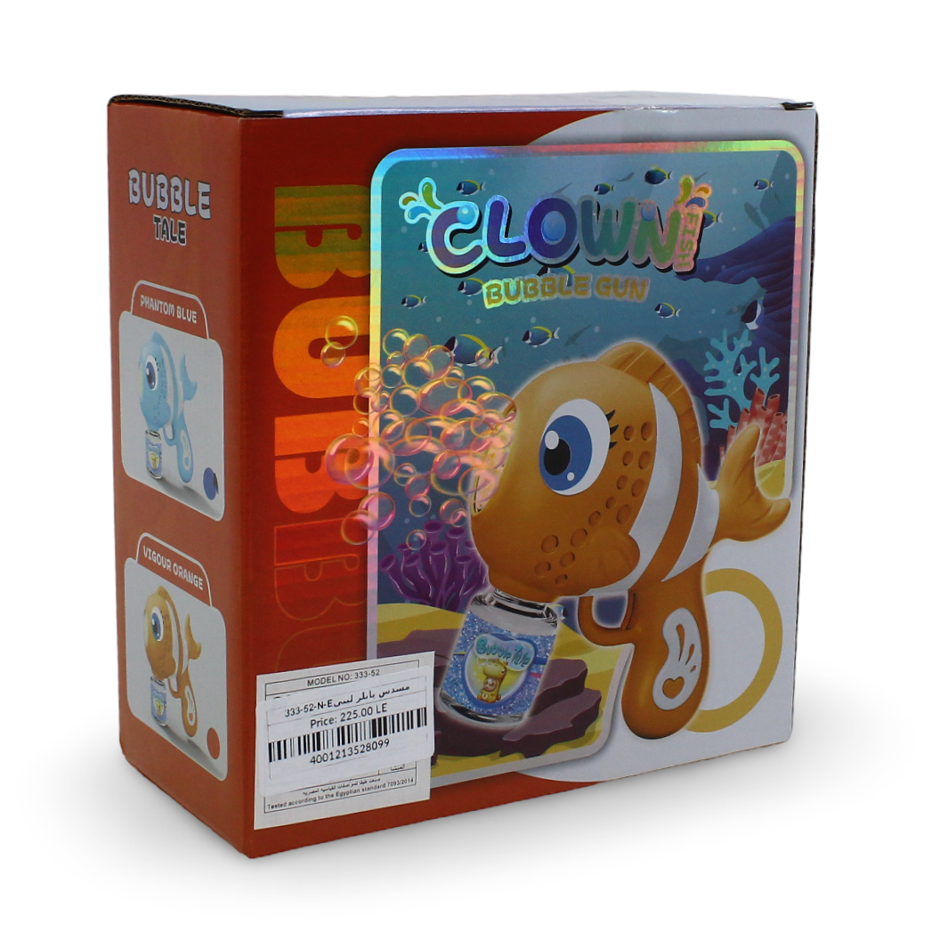 Prime Clown Bubble Gun – Baby Blue