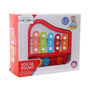 Huanger Vocal Piano and Xylophone Musical Toy – Red