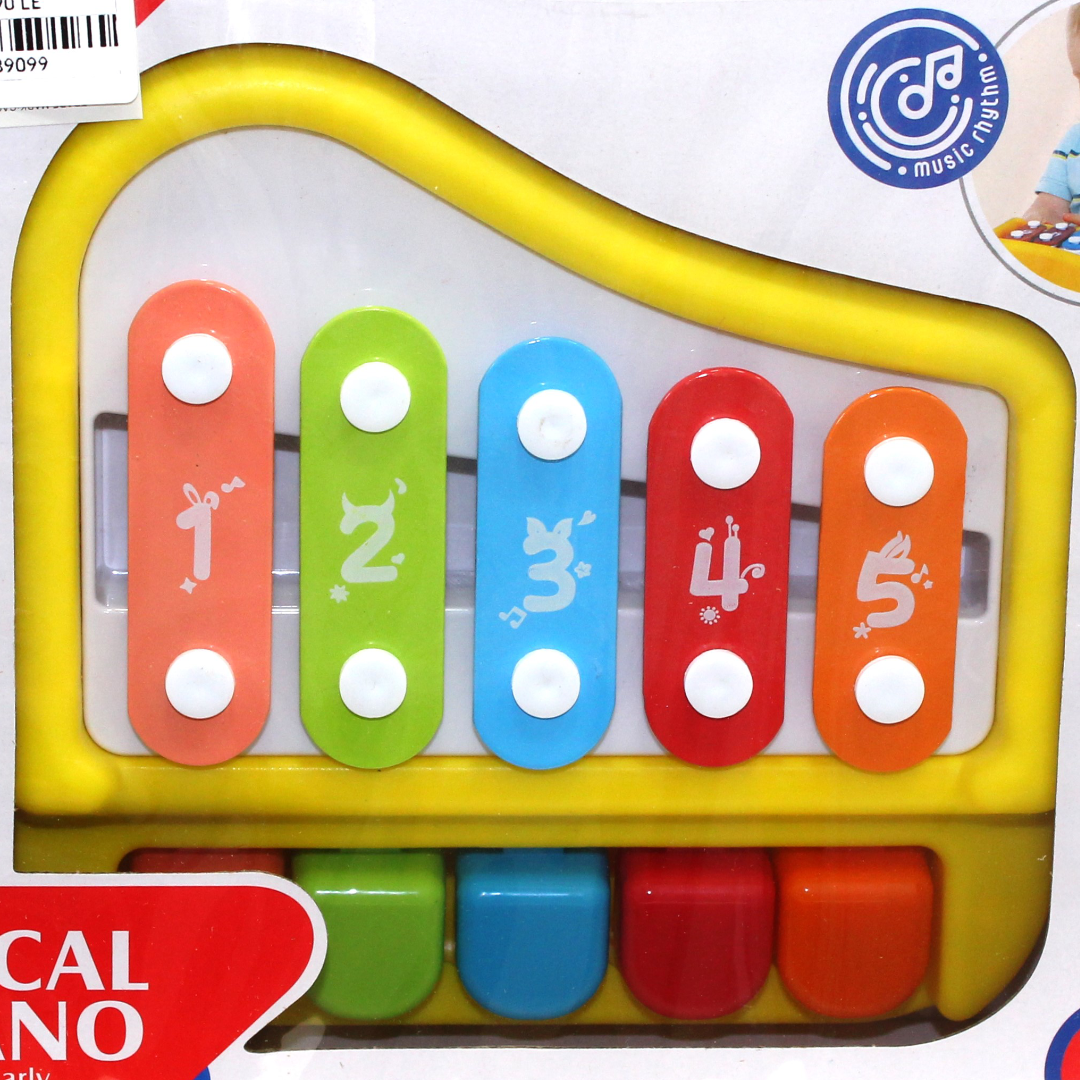 Huanger Vocal Piano and Xylophone Musical Toy – Yellow