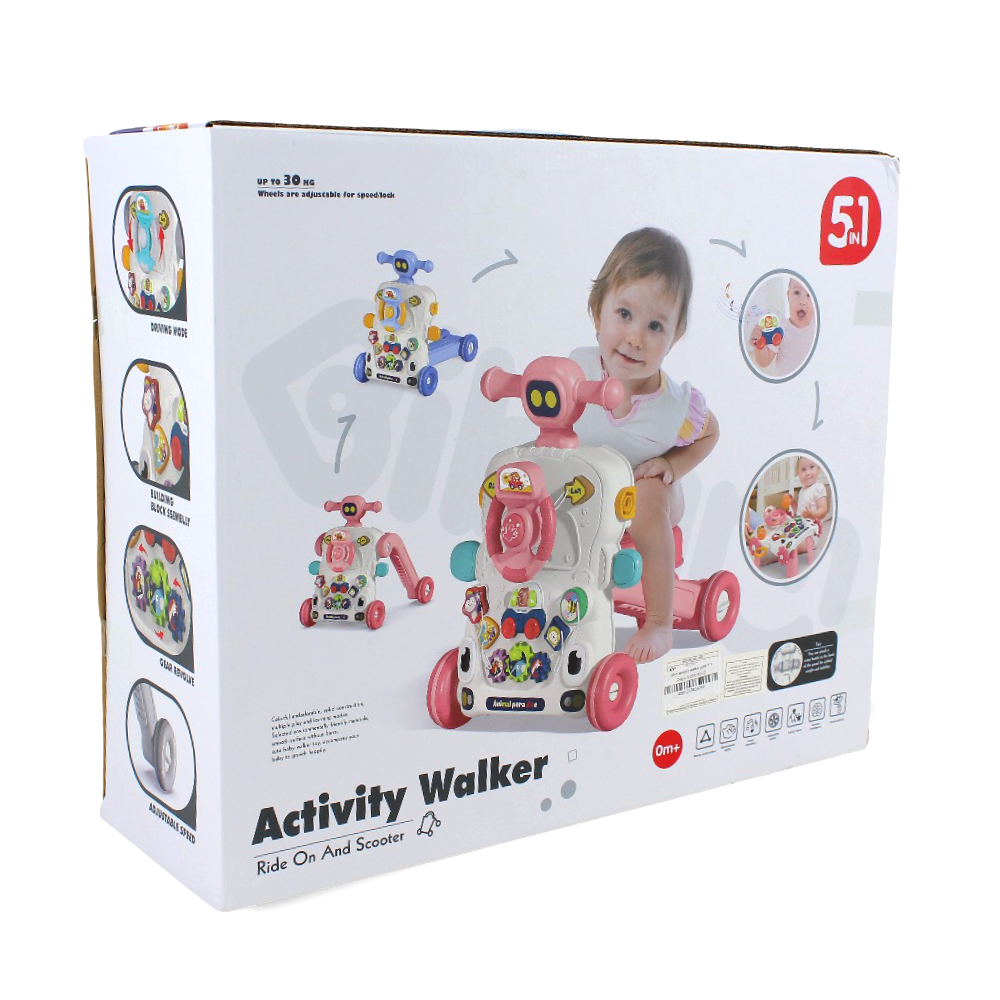 Activity Walker 5 in 1 – Pink