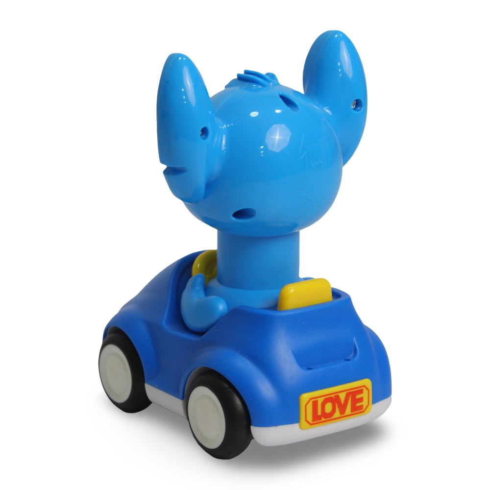 Stitch Zoom Hero Pull-Back Vehicle