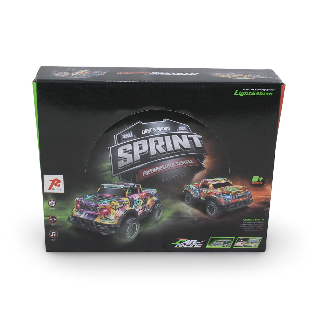 R/C Ghost Driver Car (Light & Sound) - Red