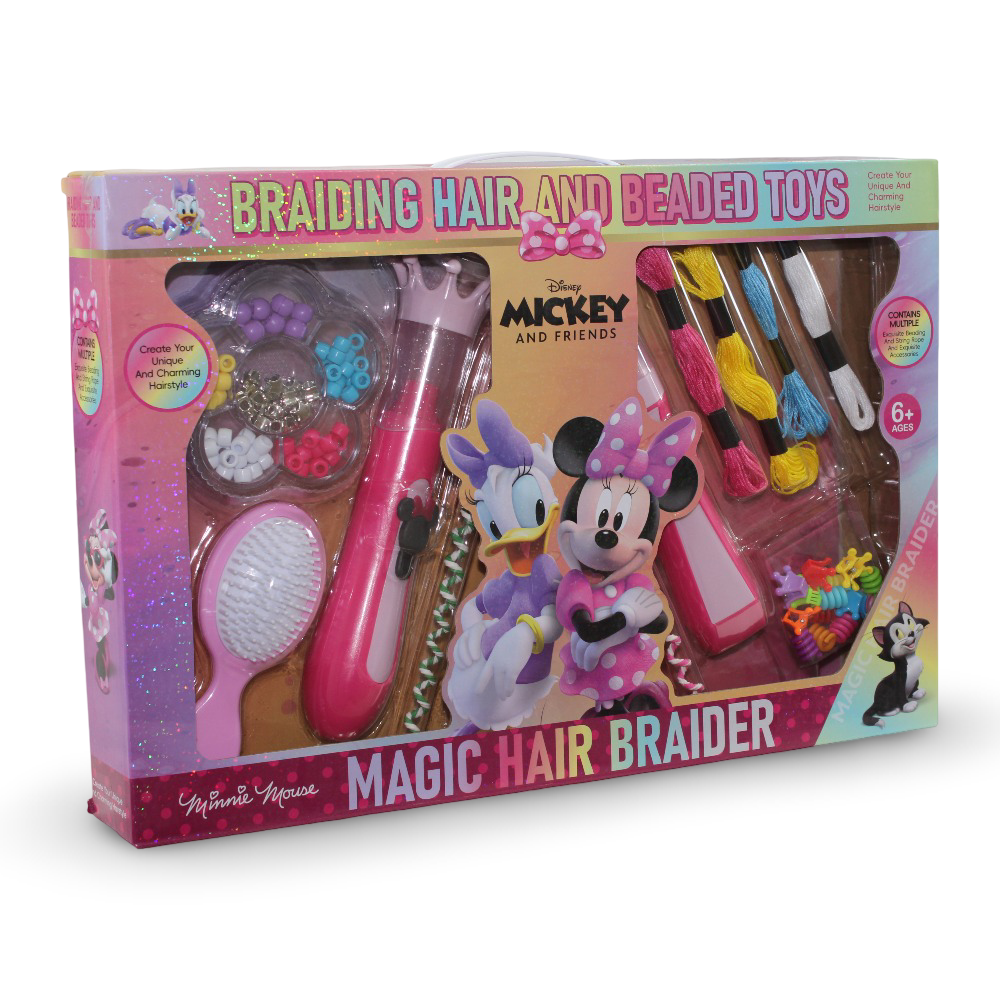 Magic Hair Braider Playset for Kids – Minnie Mouse