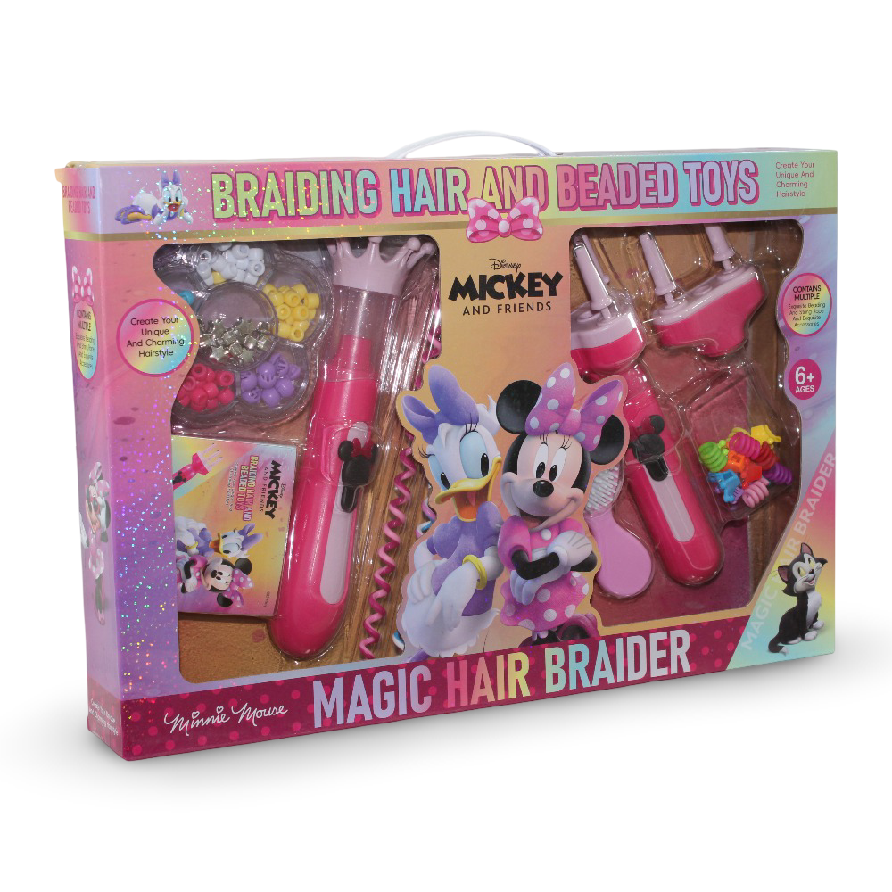 Magic Hair Braider Play Set – Minnie Mouse