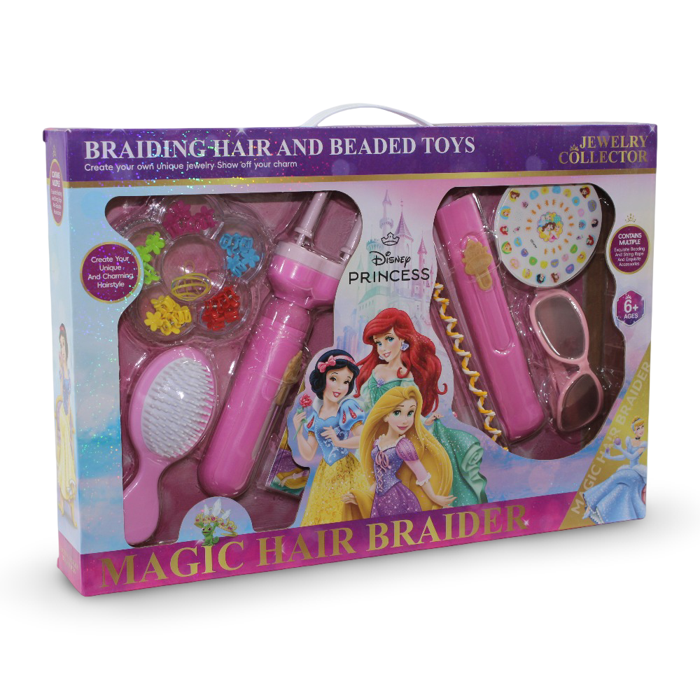 Disney Princess Magic Hair Braider Set – Pink