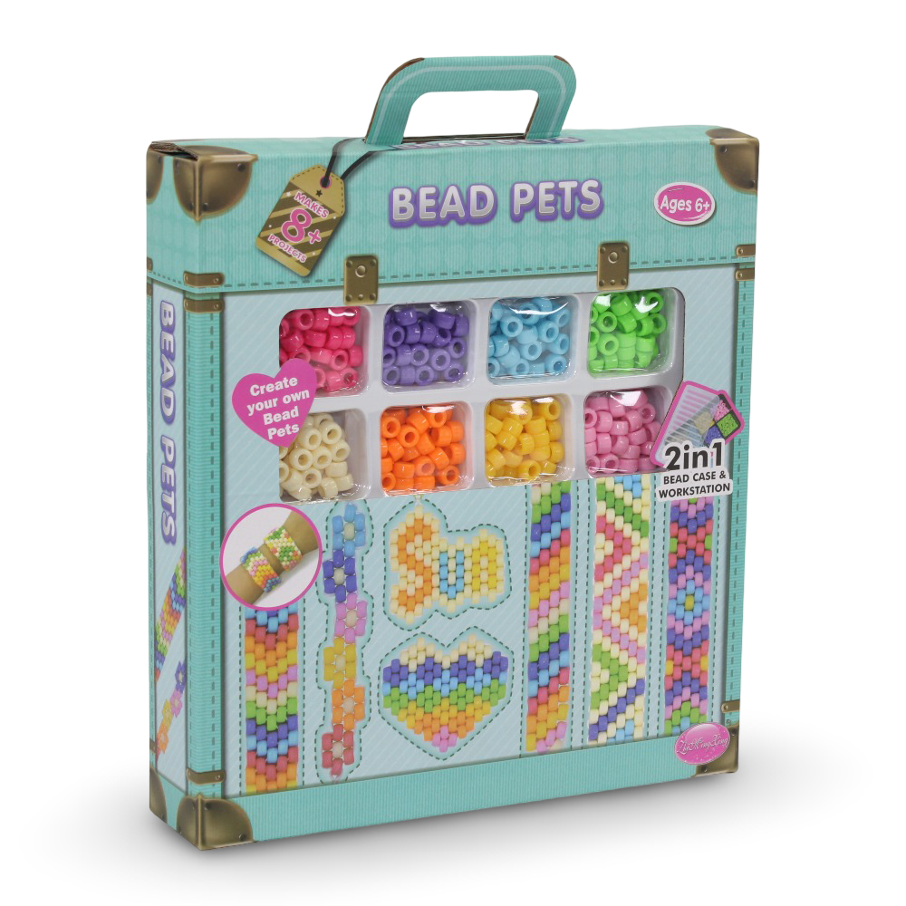 Bead Pets Jewelry Craft Set – 2-in-1 Bead Case & Workstation