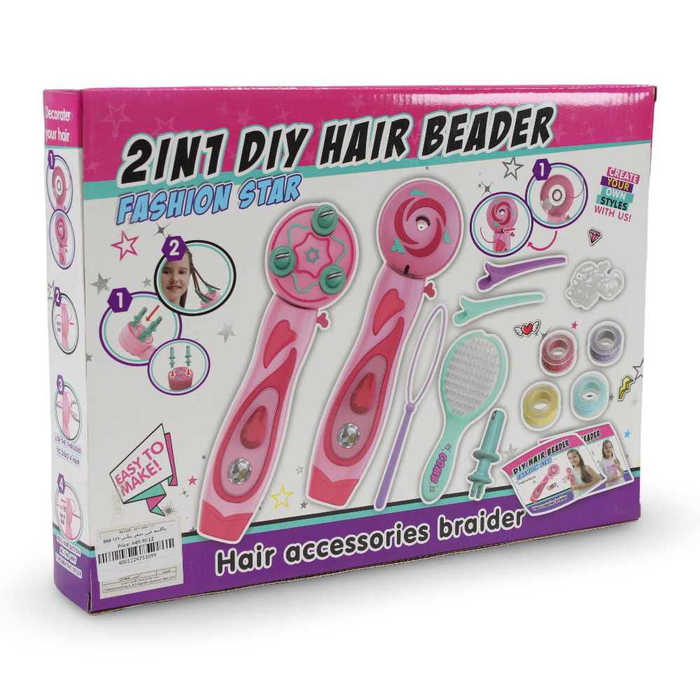 2-in-1 DIY Hair Beader Fashion Star