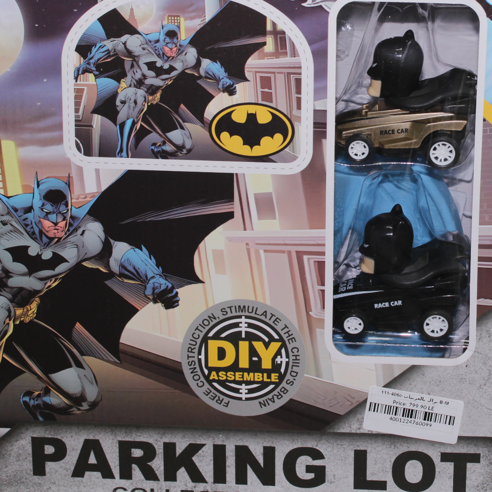 Batman Parking Lot Playset with Cars