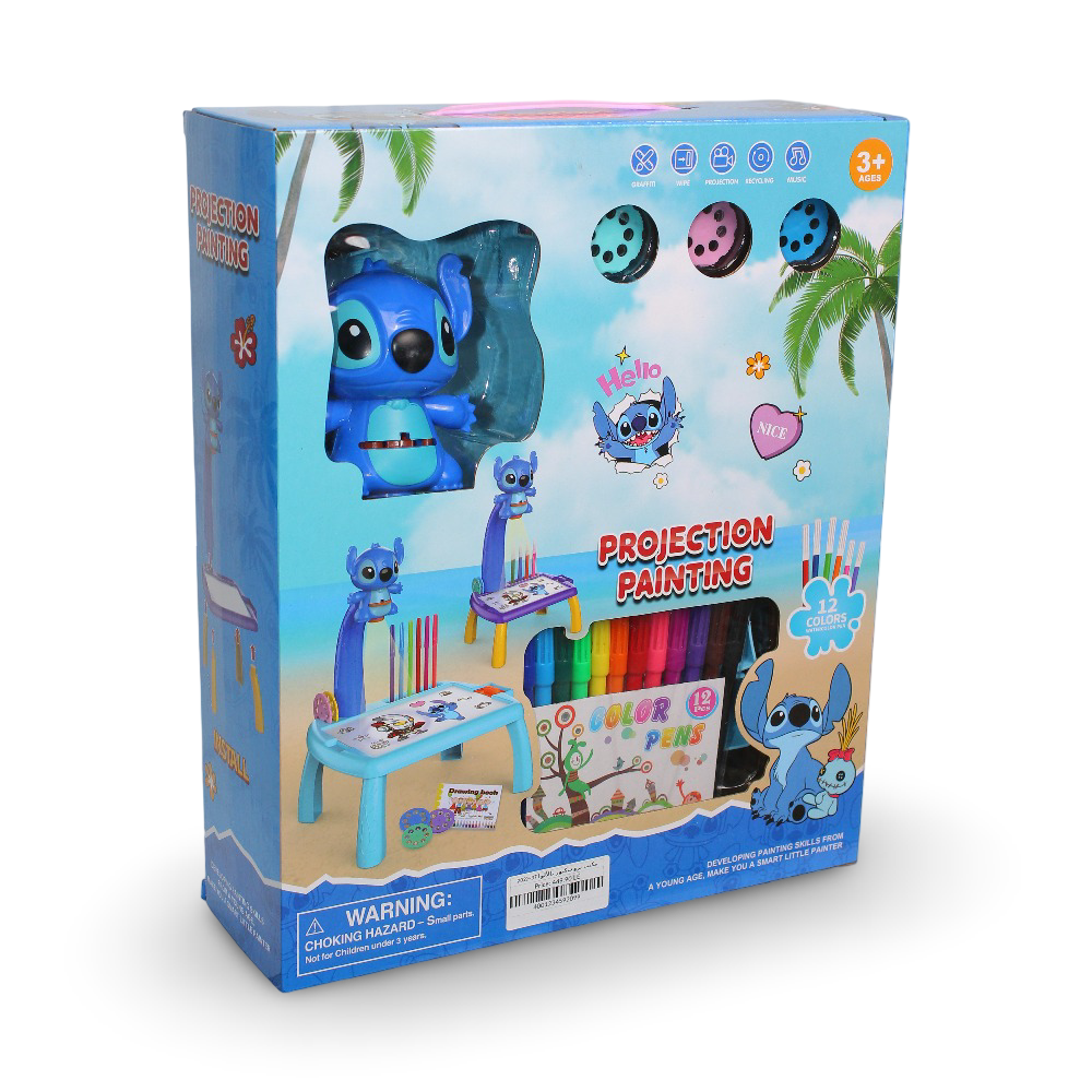 Stitch Drawing Projection Painting Art Toy