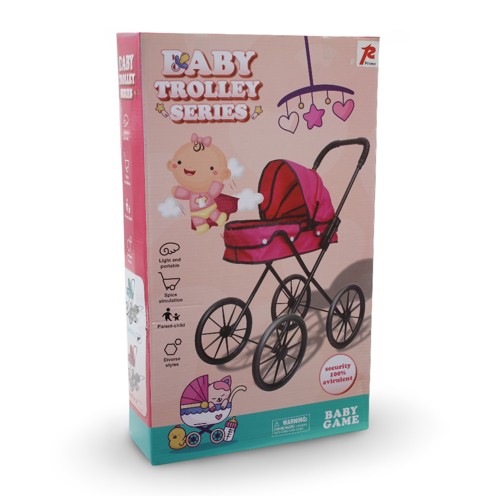 Doll Stroller Playset – Baby Trolley Series Pretend Play Toy