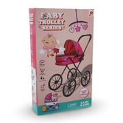 Doll Stroller Playset – Baby Trolley Series Pretend Play Toy
