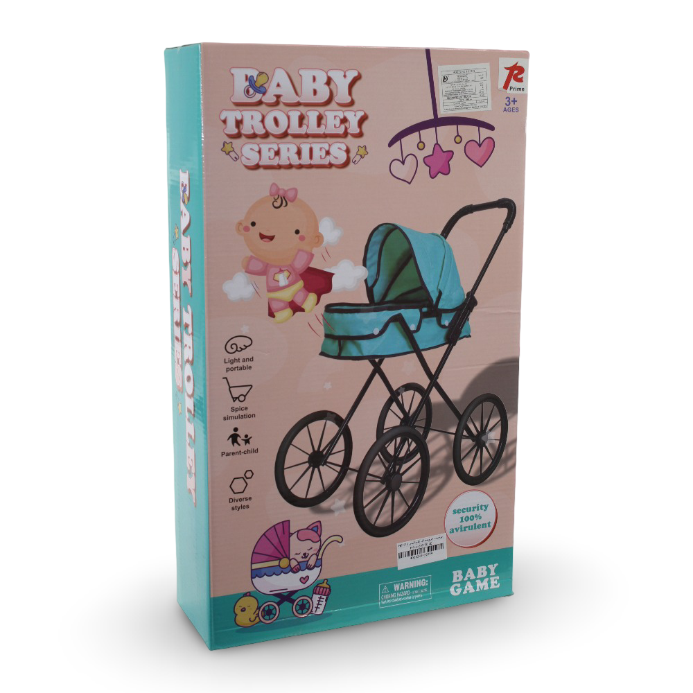 Doll Stroller Playset – Baby Trolley Series Pretend Play Toy