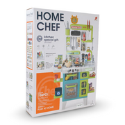 Kitchen Playset with Lights & Sounds – 104 Pieces Pretend Play Set