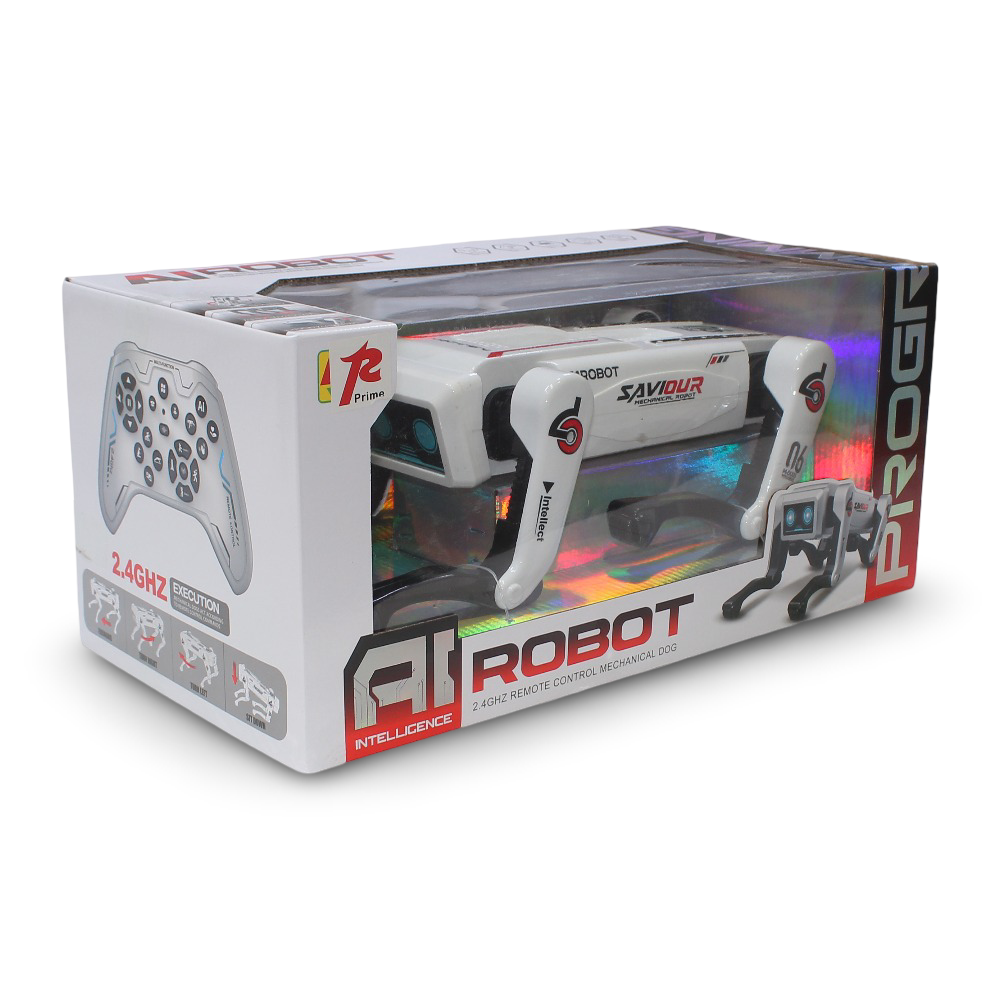 Remote Control Intelligent Robot Toy - White