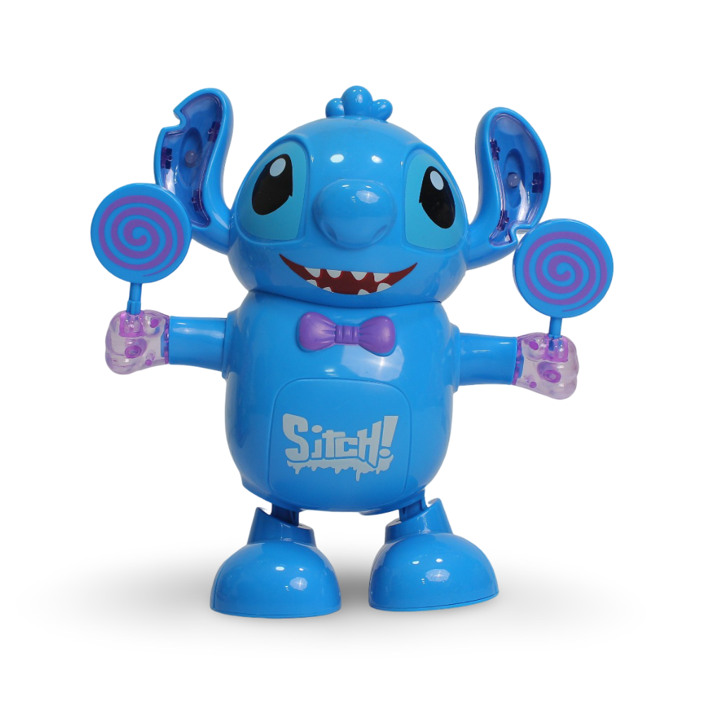 Interactive Dancing Toy with Lights and Sound – Stitch Design