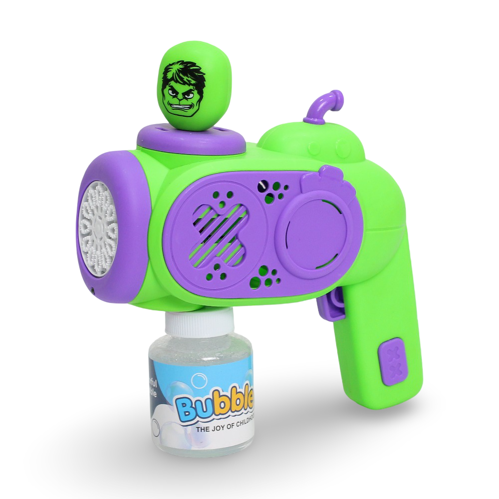 Hulk Electric Bubble Gun Toy