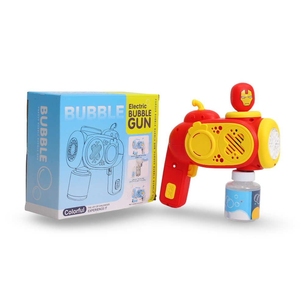 Iron-Man Electric Bubble Gun Toy