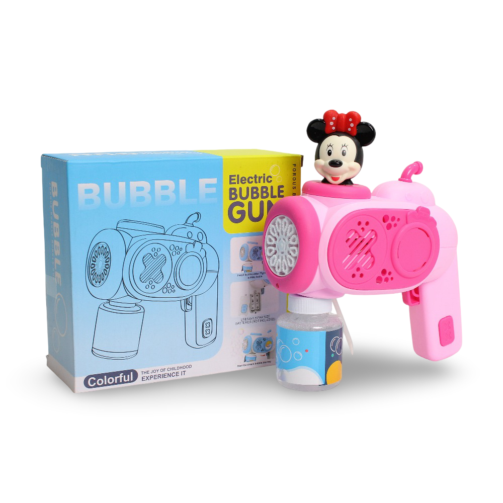 Minnie Mouse Electric Bubble Gun Toy
