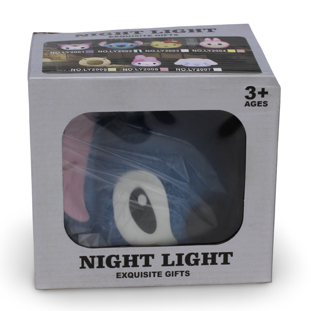 Stitch Silicone Night Light – USB Powered Soft Glow Lamp