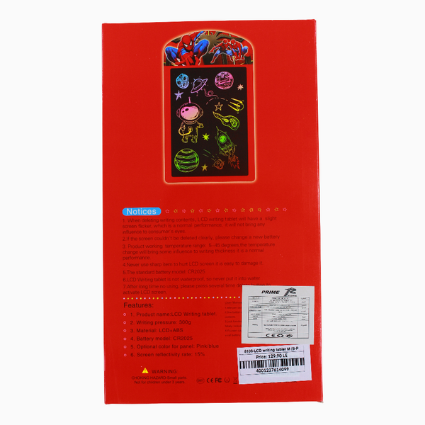 Spider-Man LCD Writing Tablet – Red