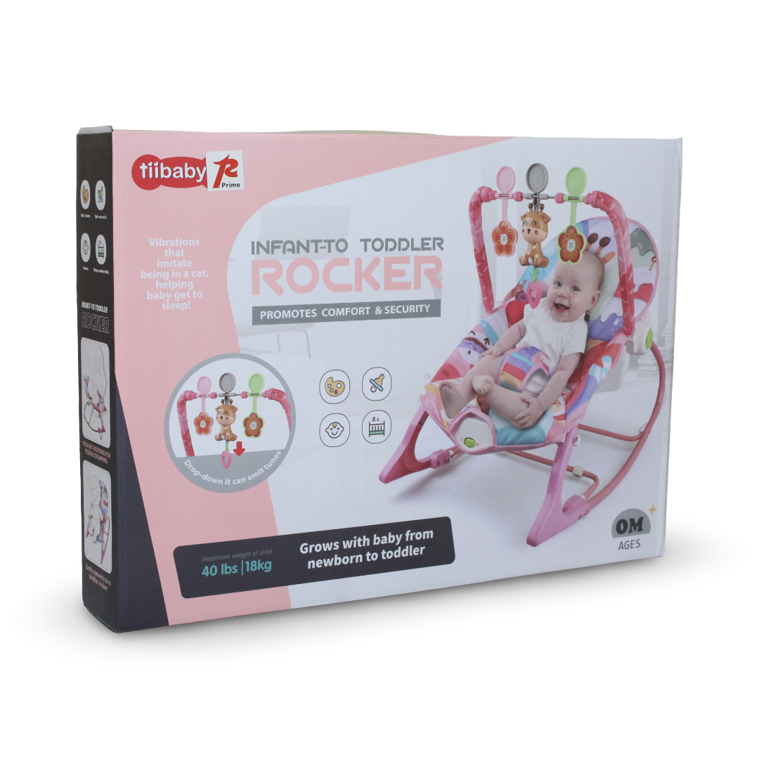 Tiibaby 3-in-1 Infant to Toddler Rocker 18kg