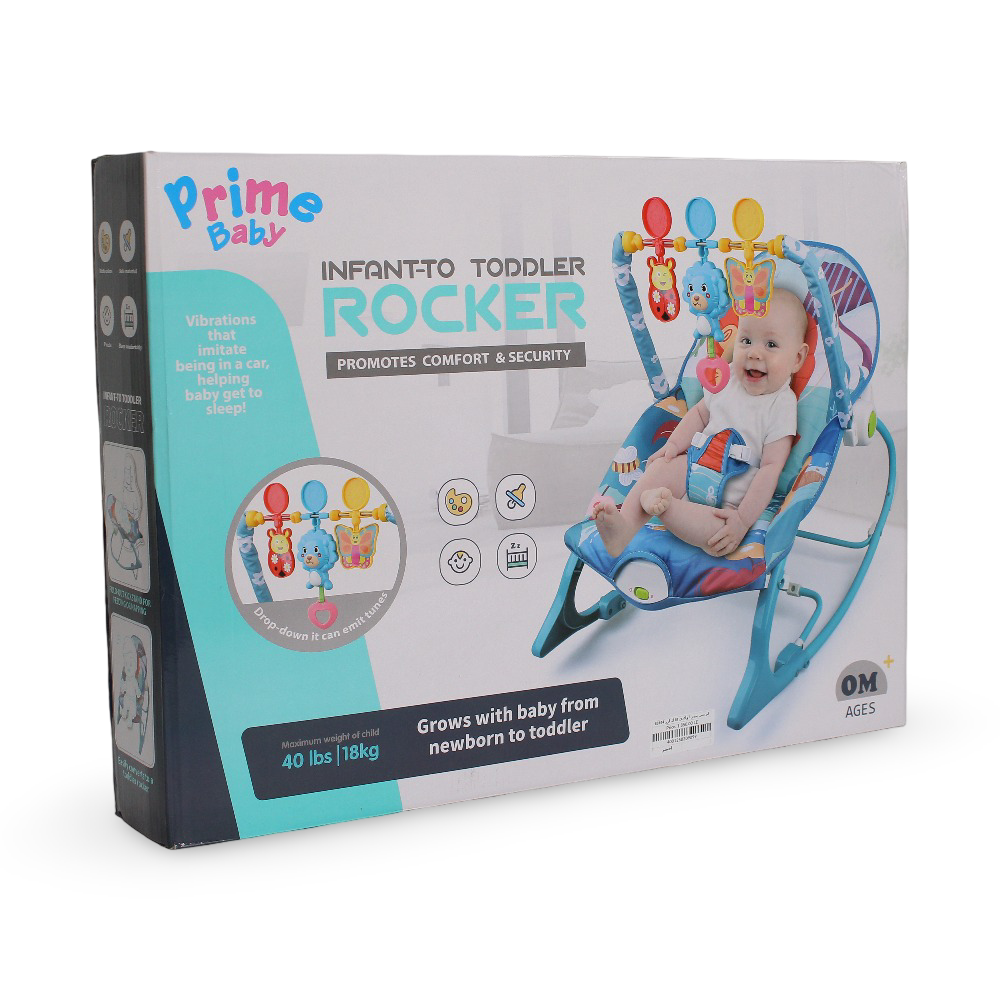 Prime Baby Infant-to-Toddler Rocker 18 Kg – Green