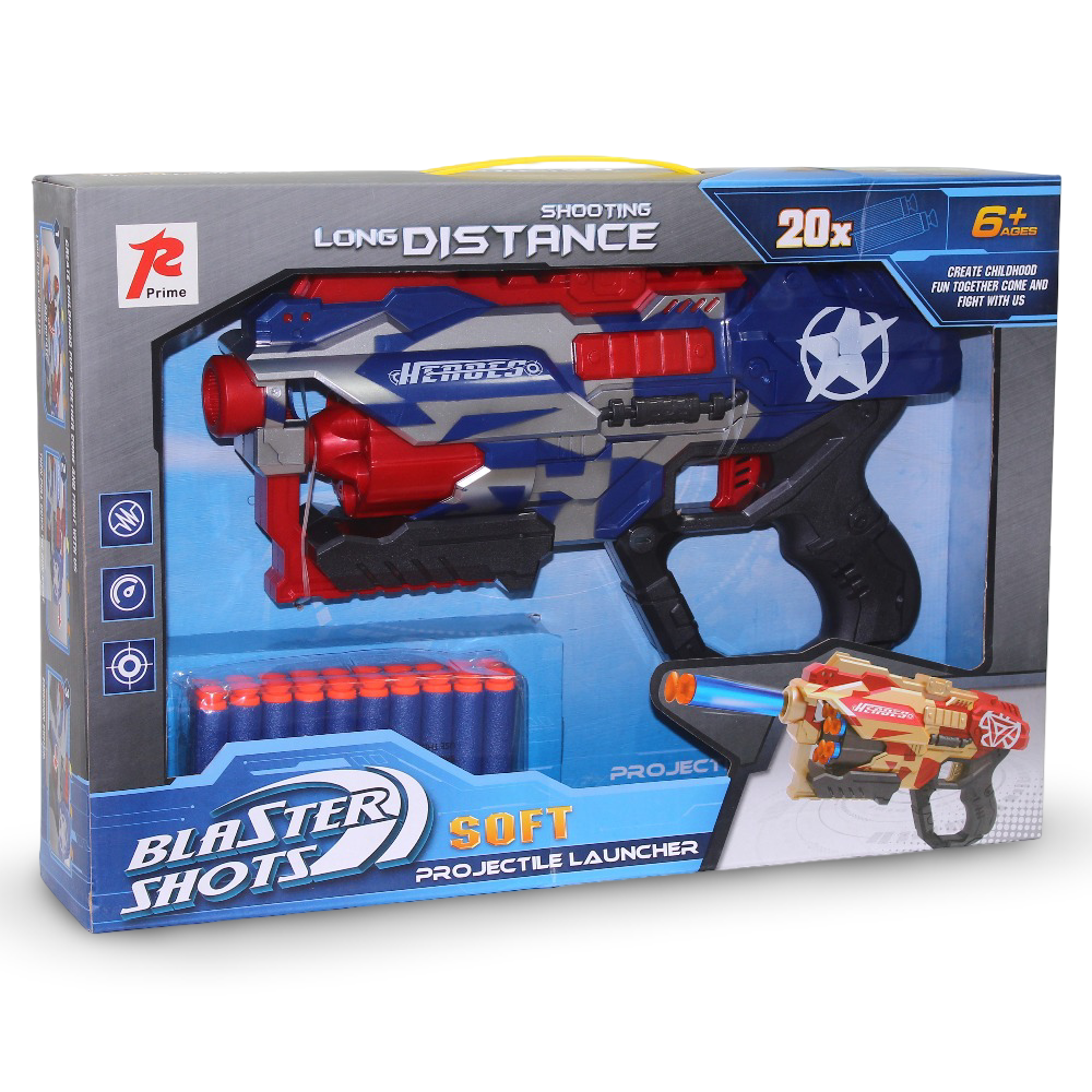 Captain America Foam Dart Blaster Gun - Toys - Prime