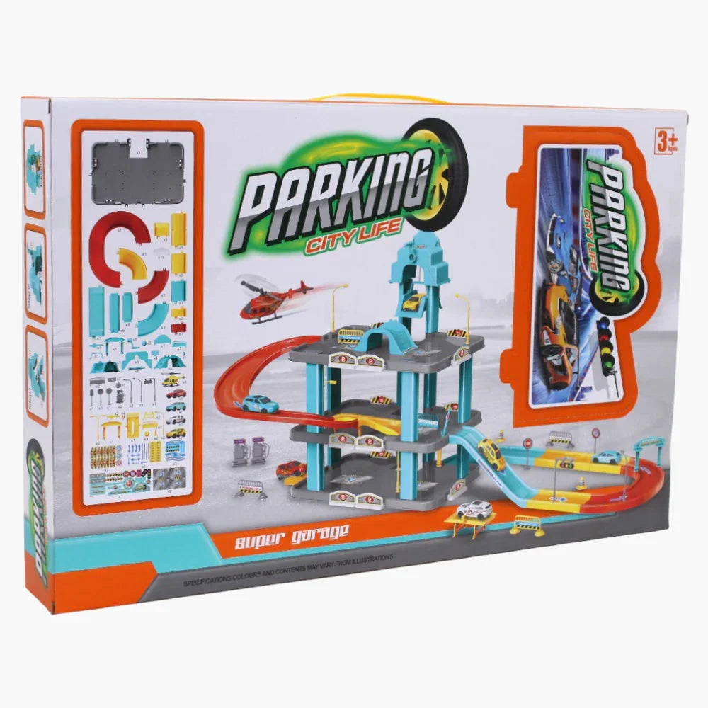 Parking City Life - Create Your Own Race Set – 118 Pieces