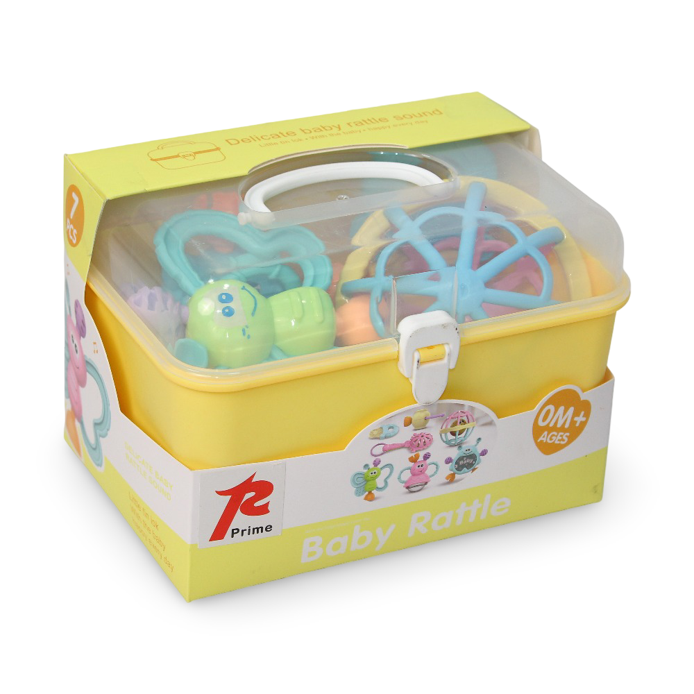 Prime Baby Rattle Set – Yellow