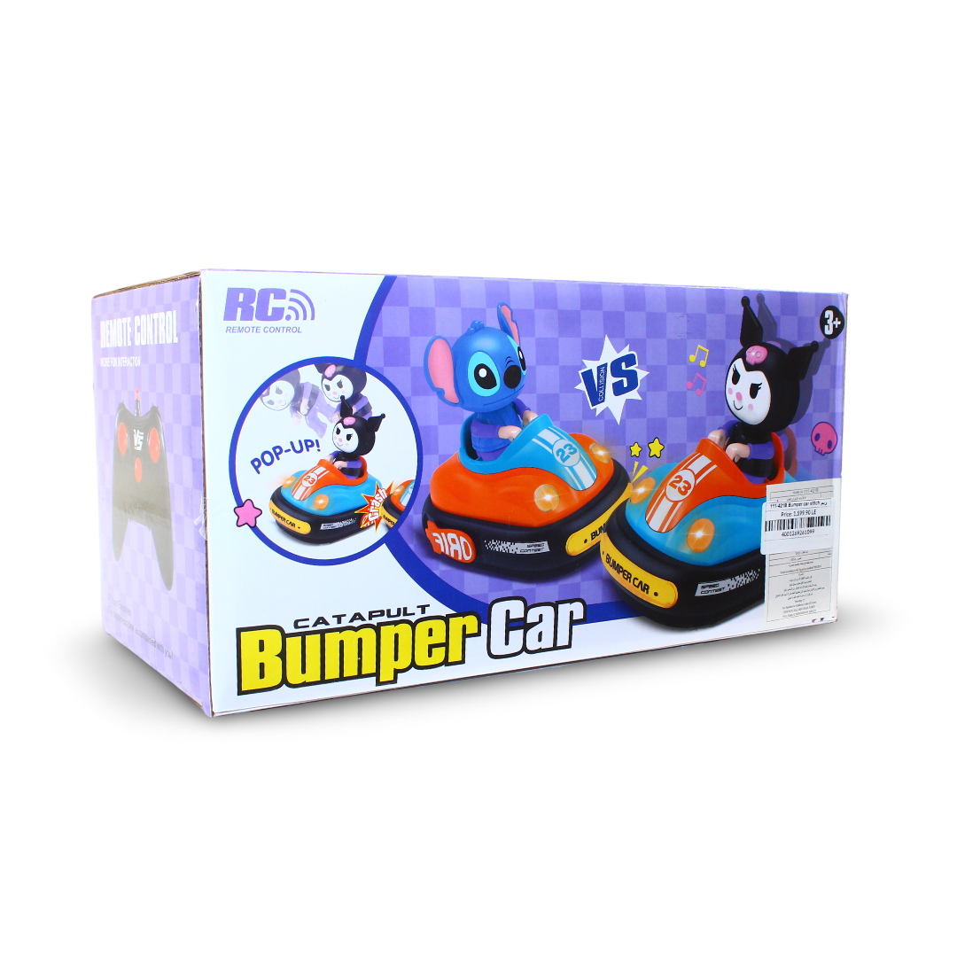 RC Bumper Car Set with Stitch Figures & Remote Control – Model 111-421B