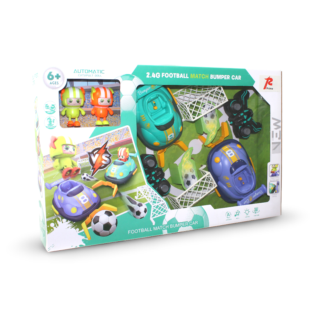 2.4G Remote Control Football Match Bumper Car Set