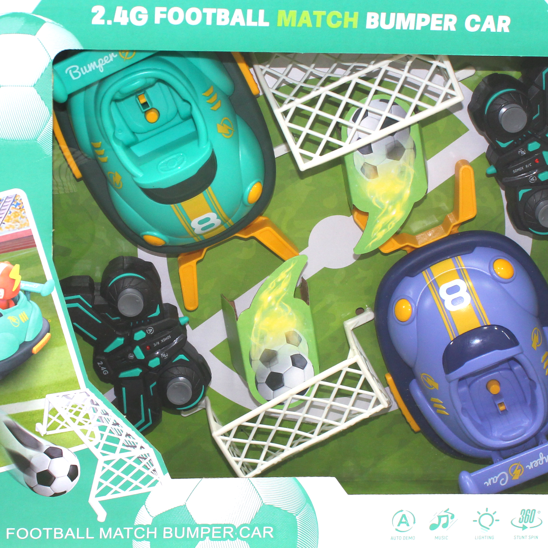 2.4G Remote Control Football Match Bumper Car Set