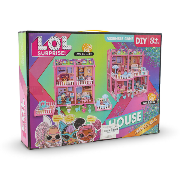 L.O.L. Surprise! DIY Fashion Villa Set – 133 Pcs