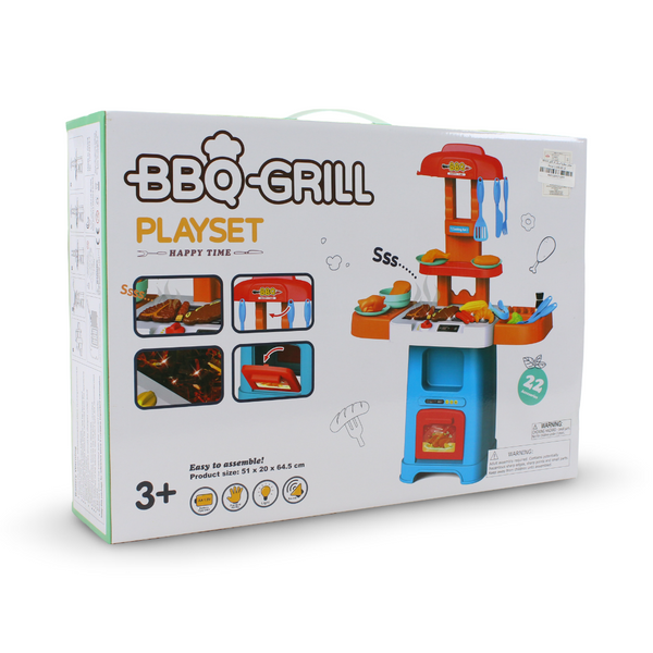 BBQ Grill Playset (22 Pcs)