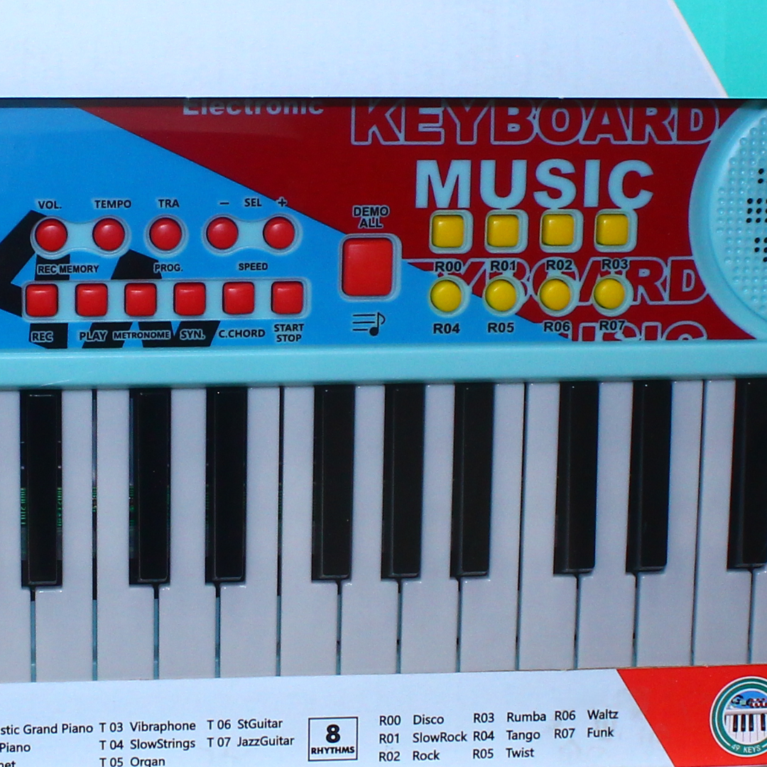 Electronic Keyboard with Microphone & USB – 49 Keys – Model BX1687