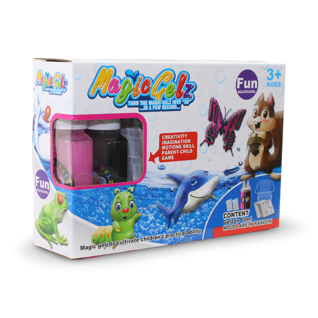Magic Gelz Water Animals DIY Mold Kit Squishy Figures - Toys - Prime