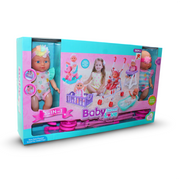 5-in-1 Baby Doll Playset with Twin Dolls & Accessories – Model 3333-4