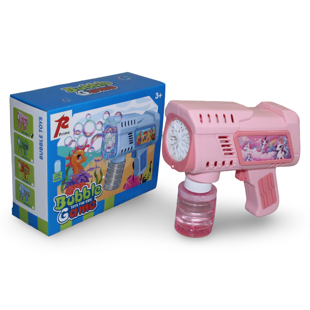Unicorn Bubble Gun – Pink